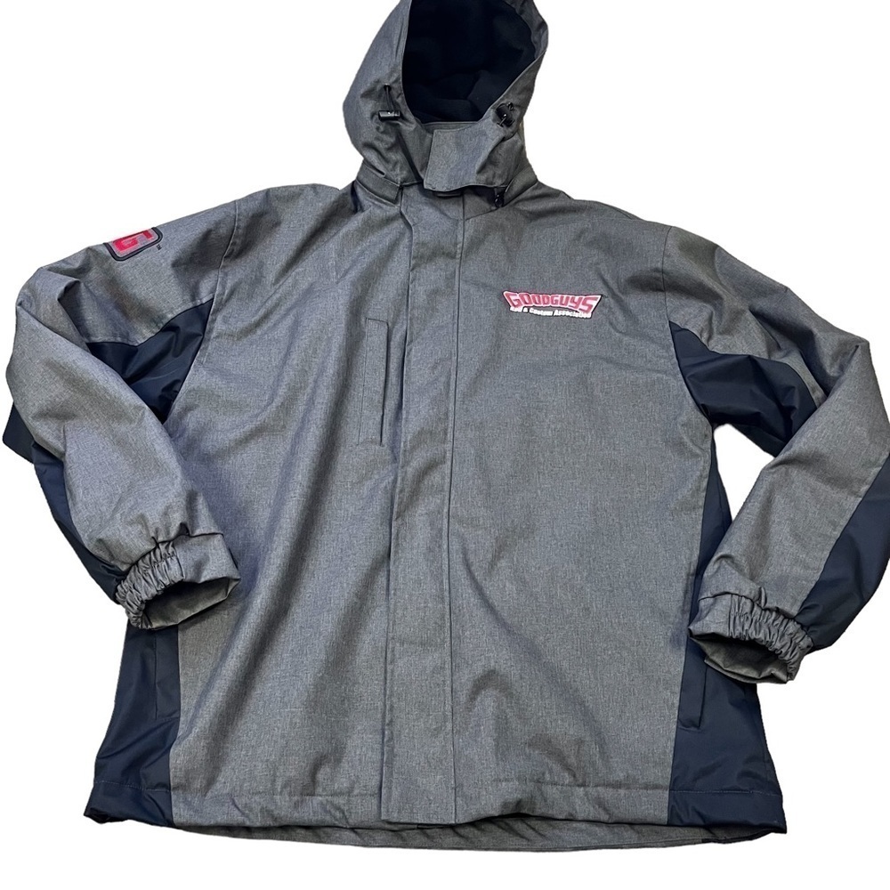 GOODGUYS Black Coat Large Hooded Rod & Custom Car Association